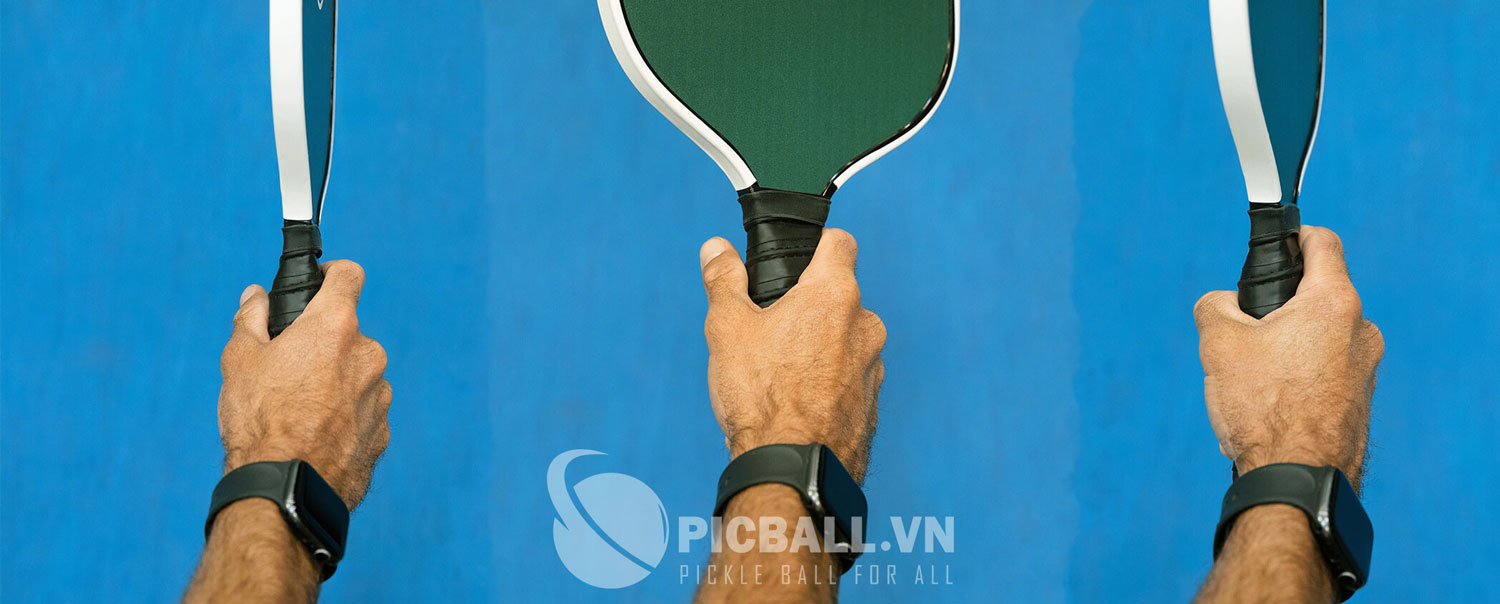 cách cầm vợt pickleball