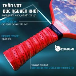 vợt pickleball cho trẻ em tay cầm đặc biệt